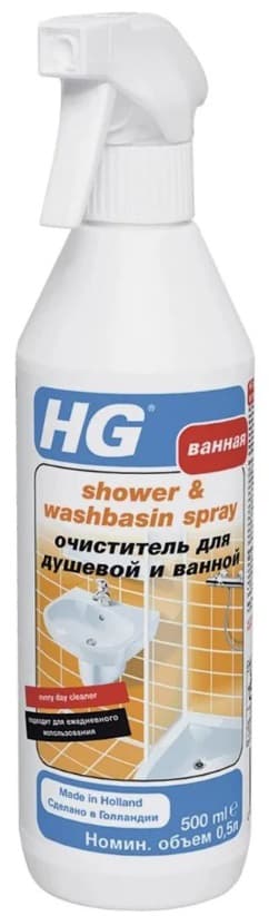 HG очищувач для душової кабіни